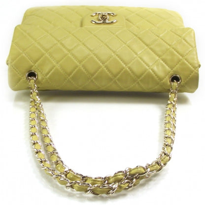 Chanel Lambskin XL JUMBO MAXI Flap Lemon 6 of 13