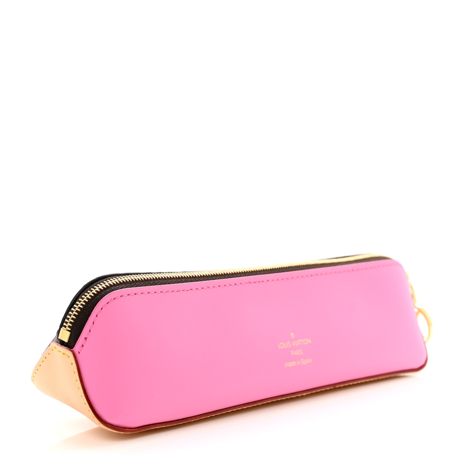 Louis Vuitton Monogram 2022 Christmas Animation Paris Elizabeth Pencil Pouch Pink 3 of 7