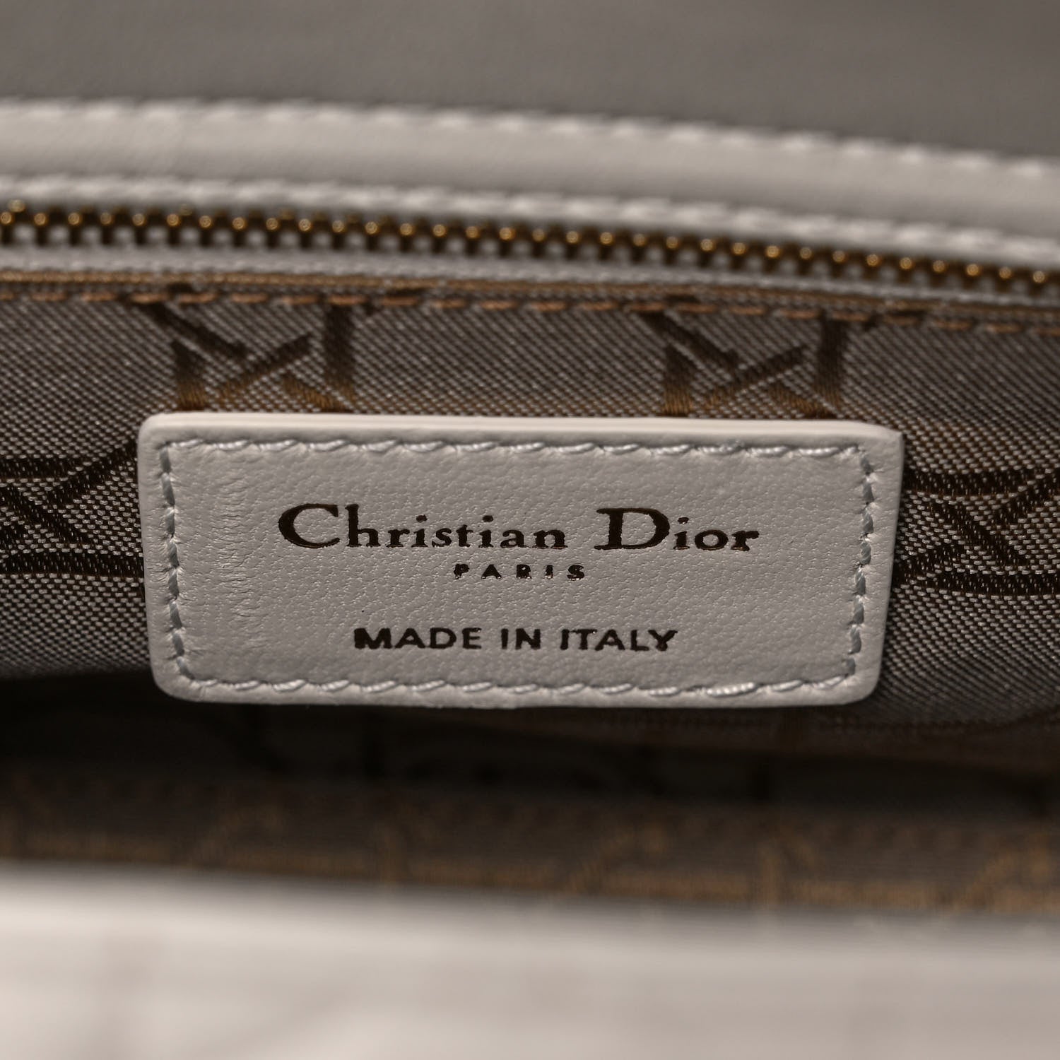 Christian Dior Lambskin Cannage Small My ABCDior Lady Dior White 5 of 16