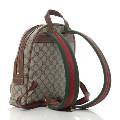 Gucci GG Supreme Monogram Web Butterfly Embroidered Small Day Backpack Red 3 of 15