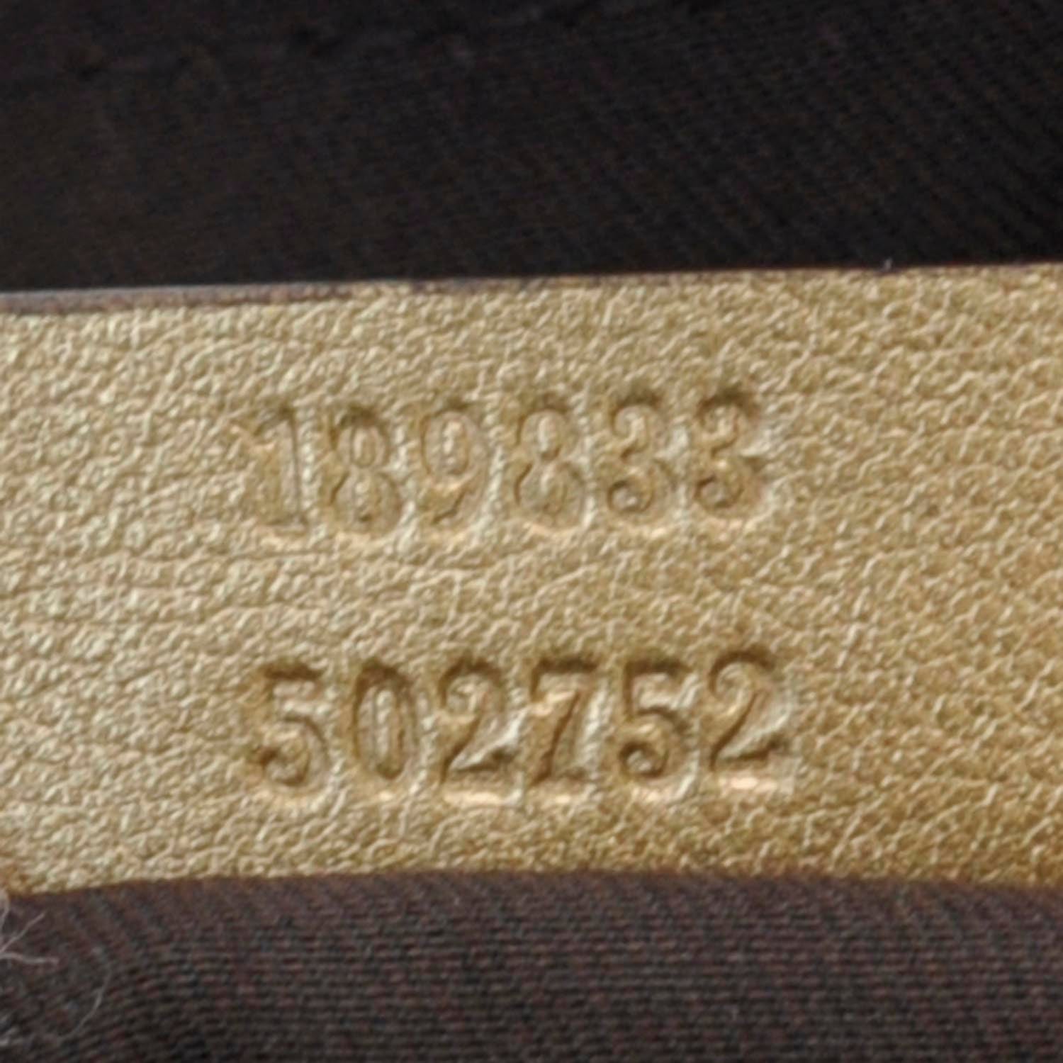 Gucci Monogram Crystal D Gold Hobo 9 of 10