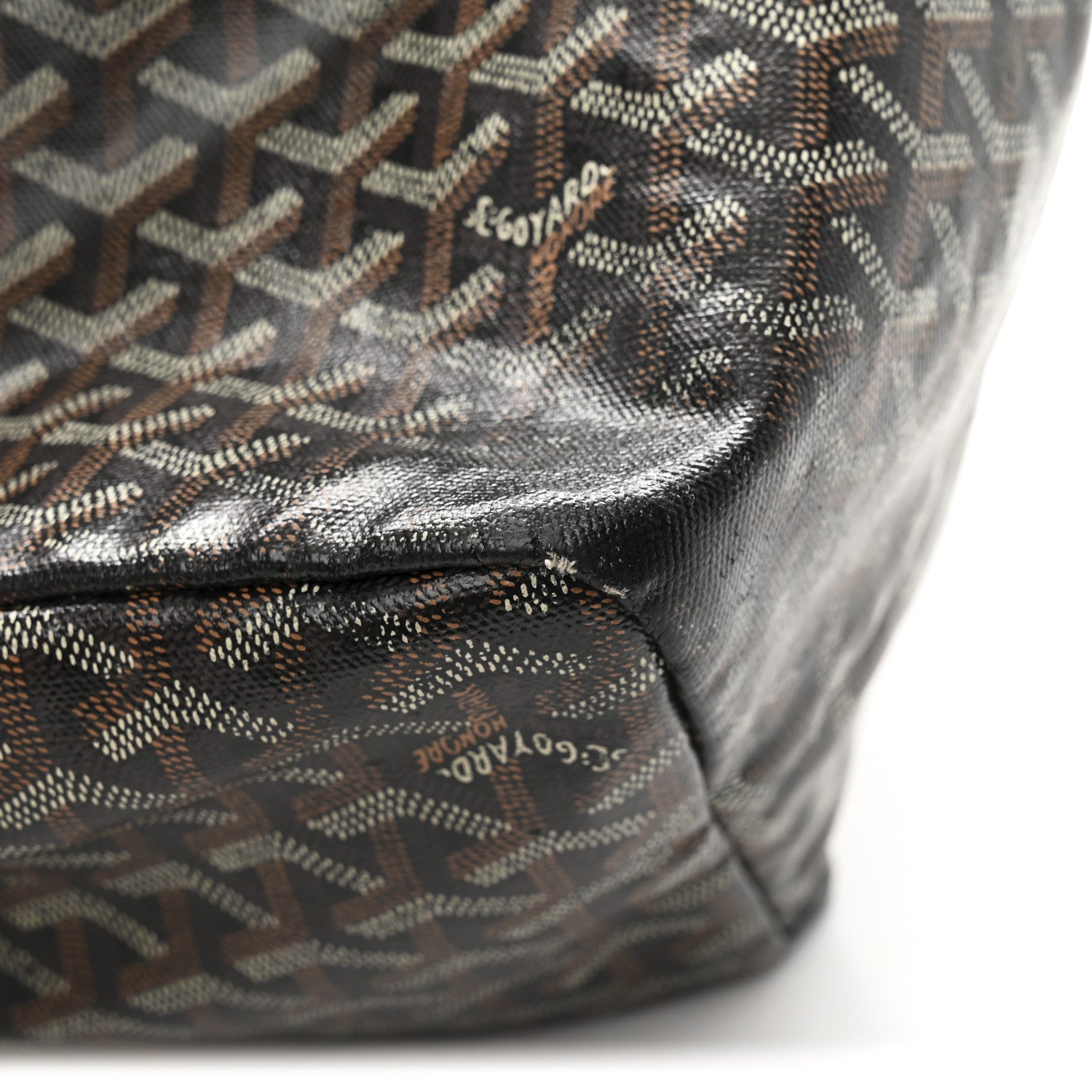 Goyard Goyardine Saint Louis GM Black Gold 12 of 12