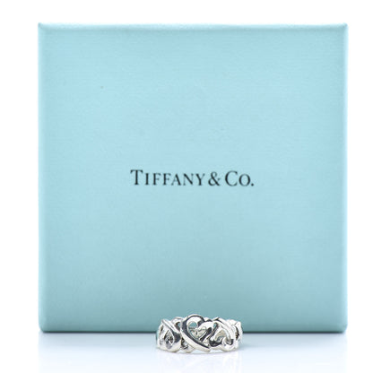 Tiffany Sterling Silver Paloma Picasso Loving Hearts Ring 53 6.25 8 of 8