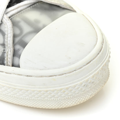 Christian Dior X SHAWN STUSSY Canvas Oblique Mens Bee B23 High Top Sneakers 41 White Black 11 of 19