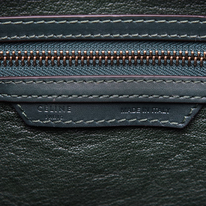 Celine Smooth Calfskin Mini Luggage Emerald 8 of 9