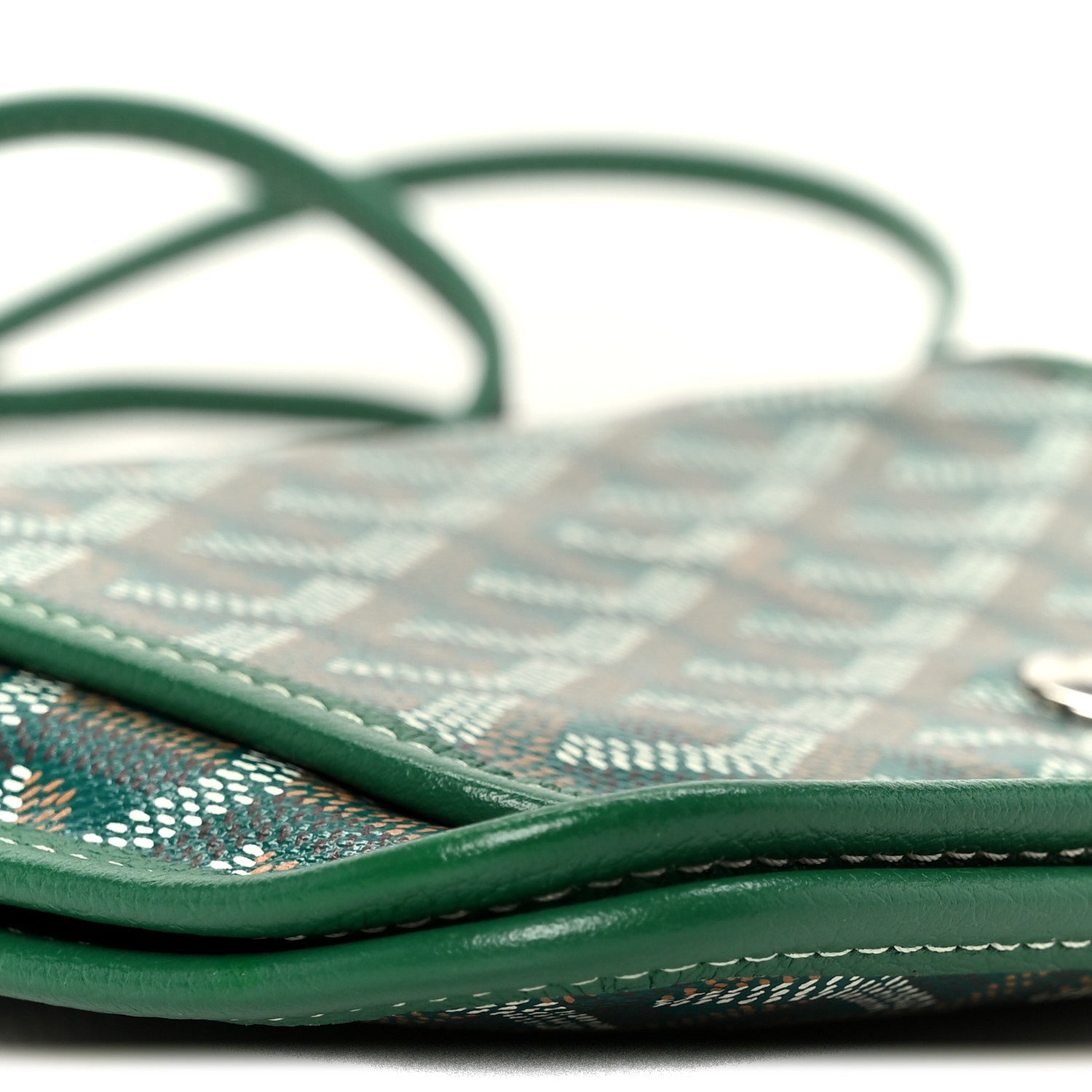 Goyard Goyardine Plumet Wallet Clutch Green 10 of 11