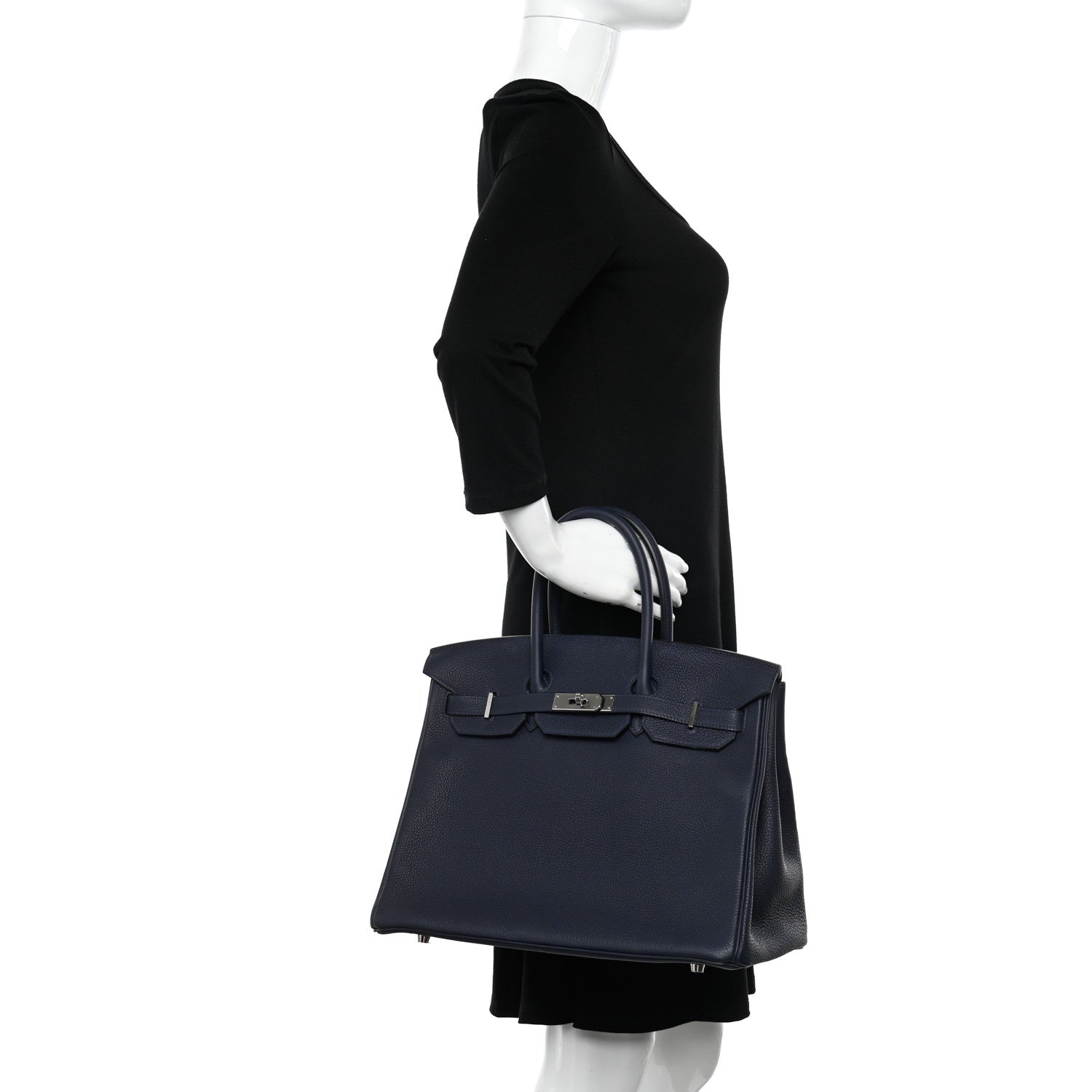Hermes Togo Birkin 35 Bleu Nuit 2 of 10