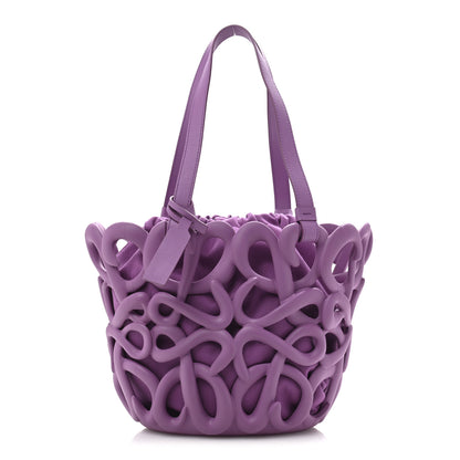 Loewe Smooth Calfskin Anagram Inflated Basket Bag Rockrose 1 of 15