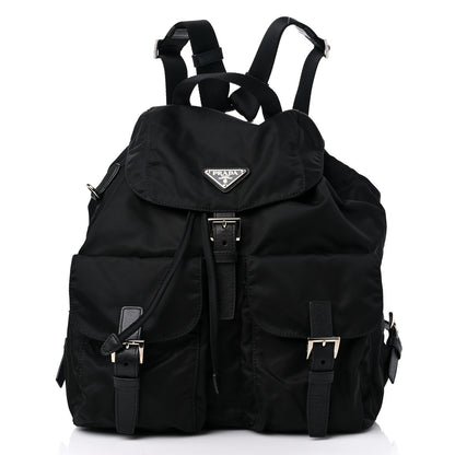 Prada Re-Nylon Saffiano Medium Backpack Black 3 of 9