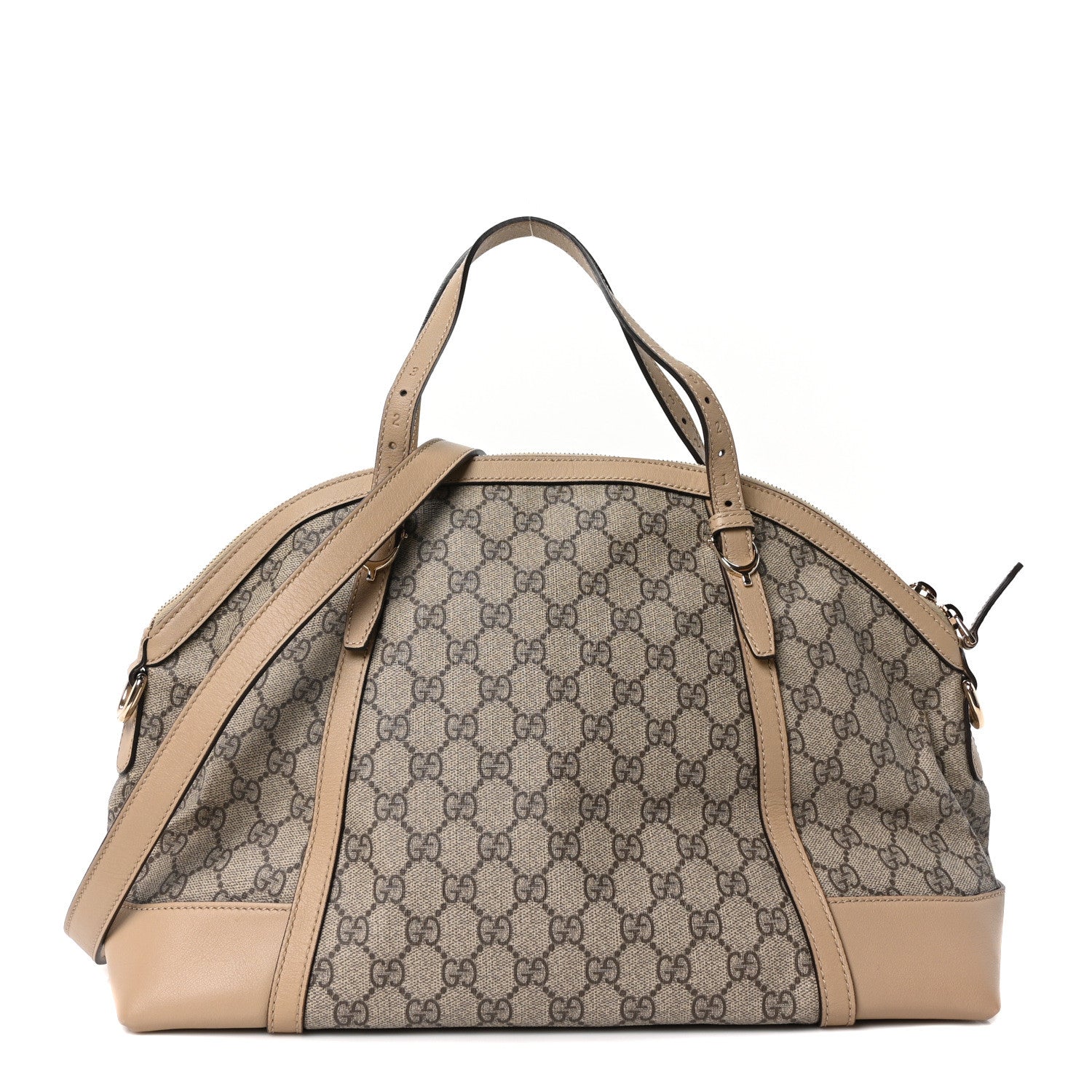 Gucci GG Supreme Monogram Medium Nice Top Handle Dome Bag Beige 1 of 10