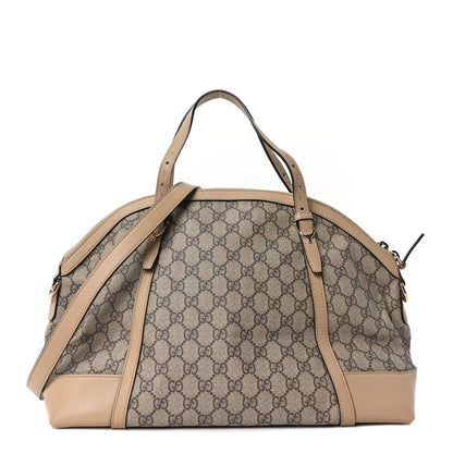 Gucci GG Supreme Monogram Medium Nice Top Handle Dome Bag Beige 1 of 10
