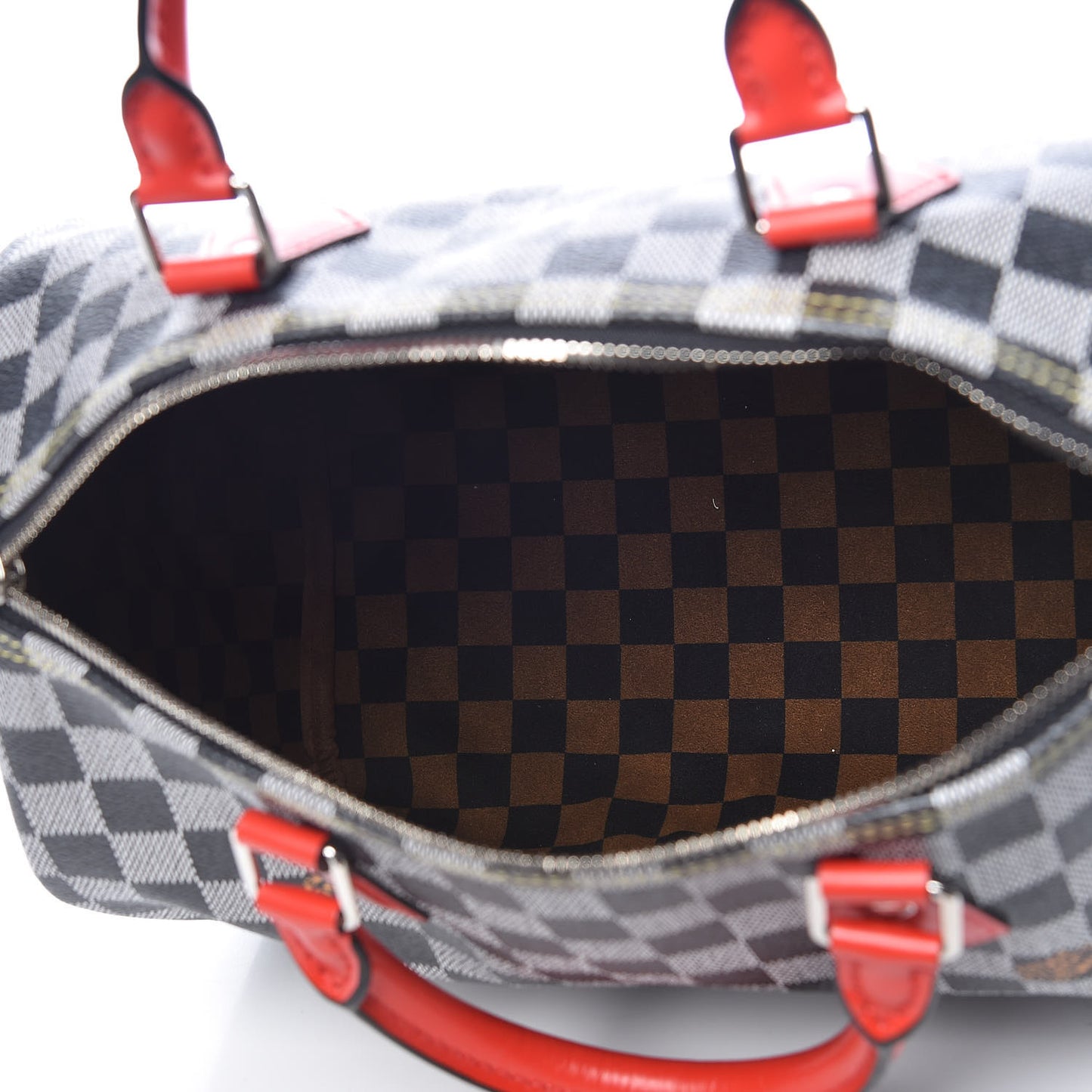 Damier Speedy Bandouliere 30 Black White