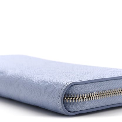 Louis Vuitton Empreinte Monogram Zippy Wallet Blue Frost 8 of 10