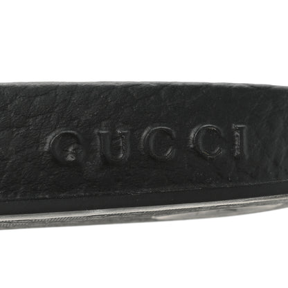 Gucci Satin Web Bow Slide Sandals 36 Black 7 of 10