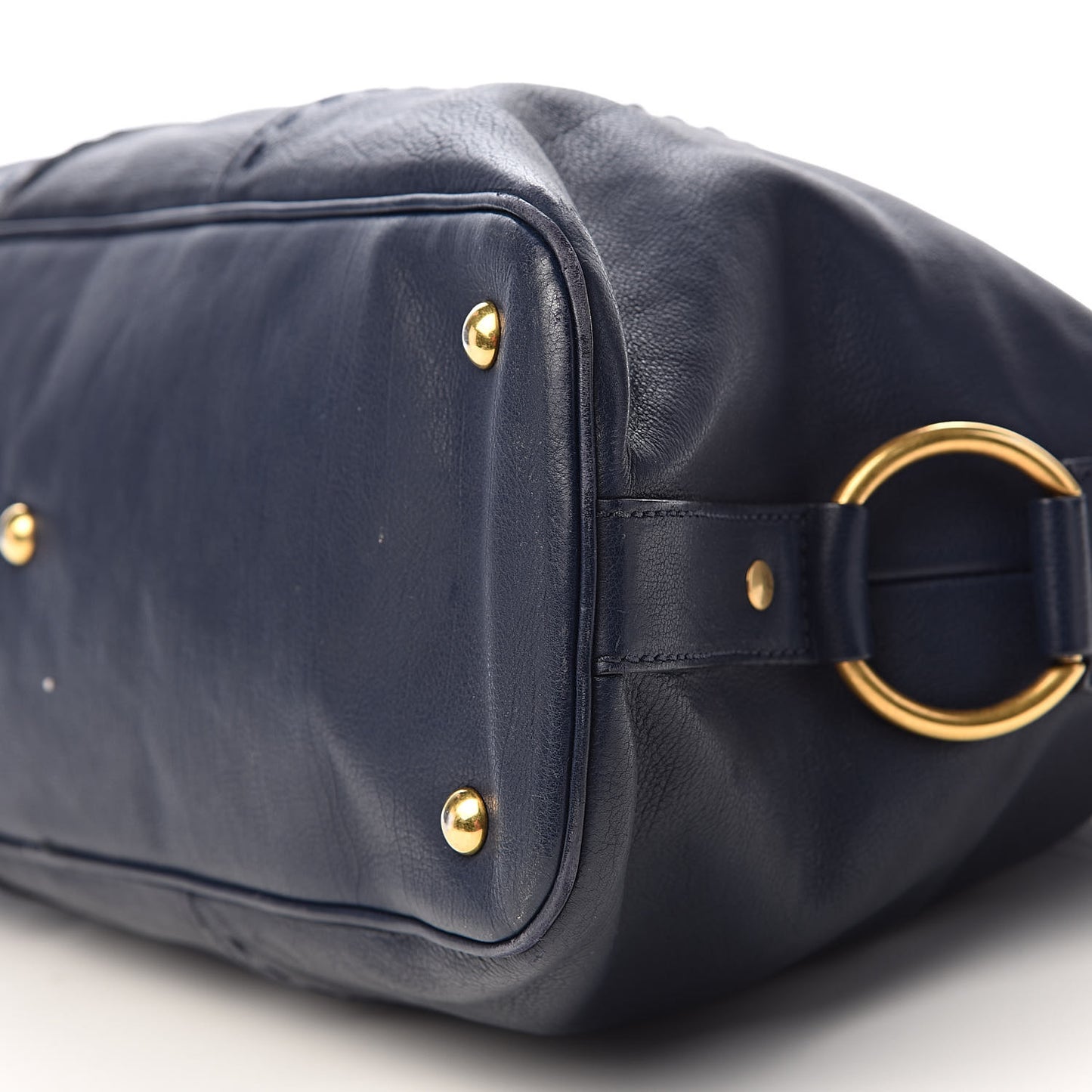 Calfskin Large Muse Navy Blue