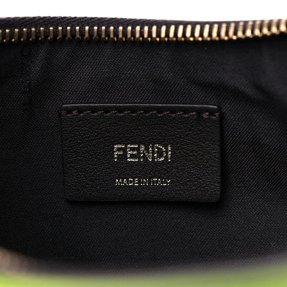 Fendi Vitello Seta Goatskin Suede Rainbow Inlay Small Fendigraphy Hobo Bag Multicolor Azzurro Baby 6 of 10