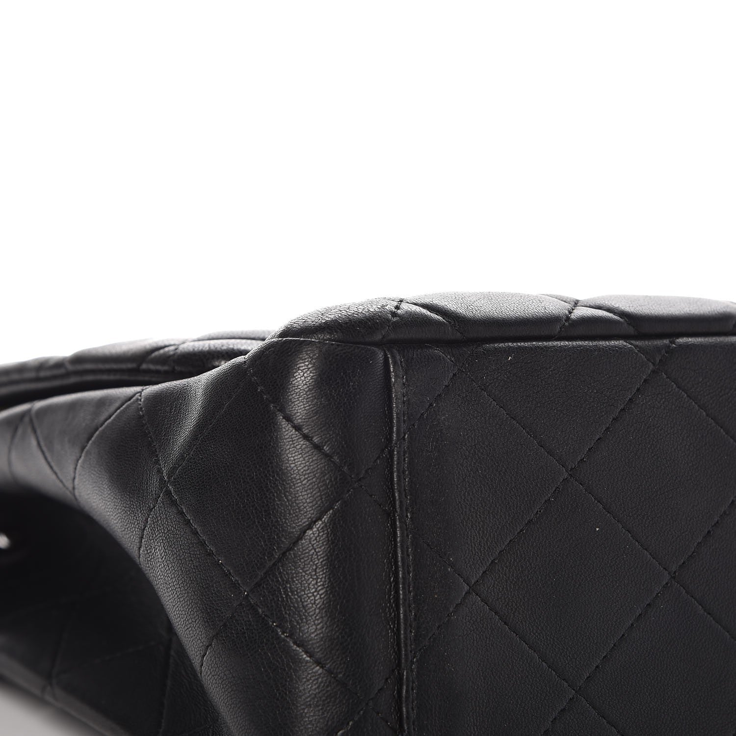 Chanel Lambskin Quilted Maxi Single Flap Black 8 of 11
