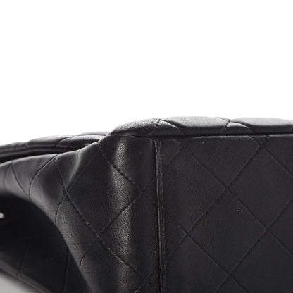 Chanel Lambskin Quilted Maxi Single Flap Black 8 of 11