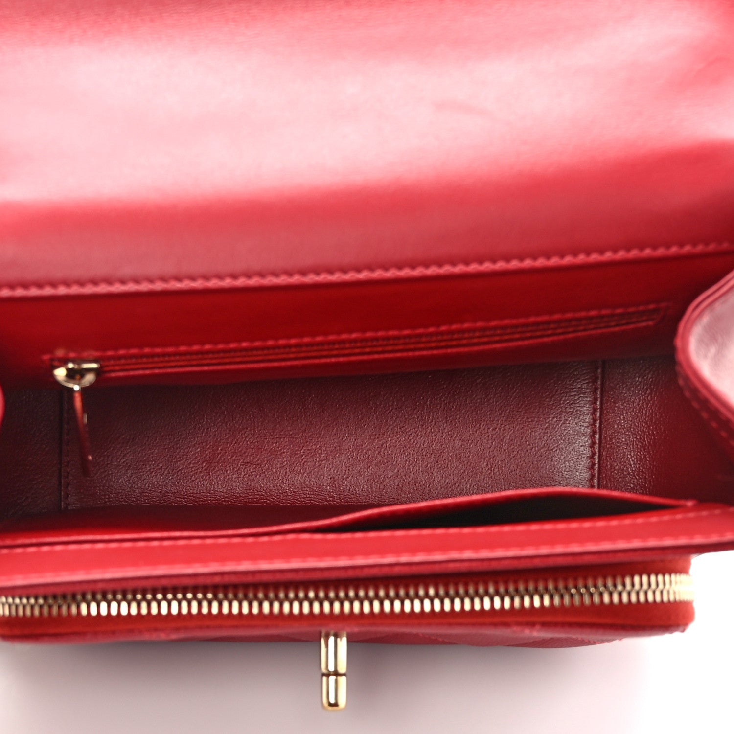 Chanel Caviar Quilted Small Business Affinity Flap Red 5 of 8