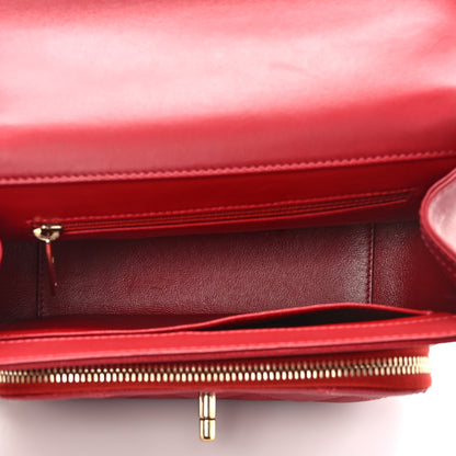 Chanel Caviar Quilted Small Business Affinity Flap Red 5 of 8