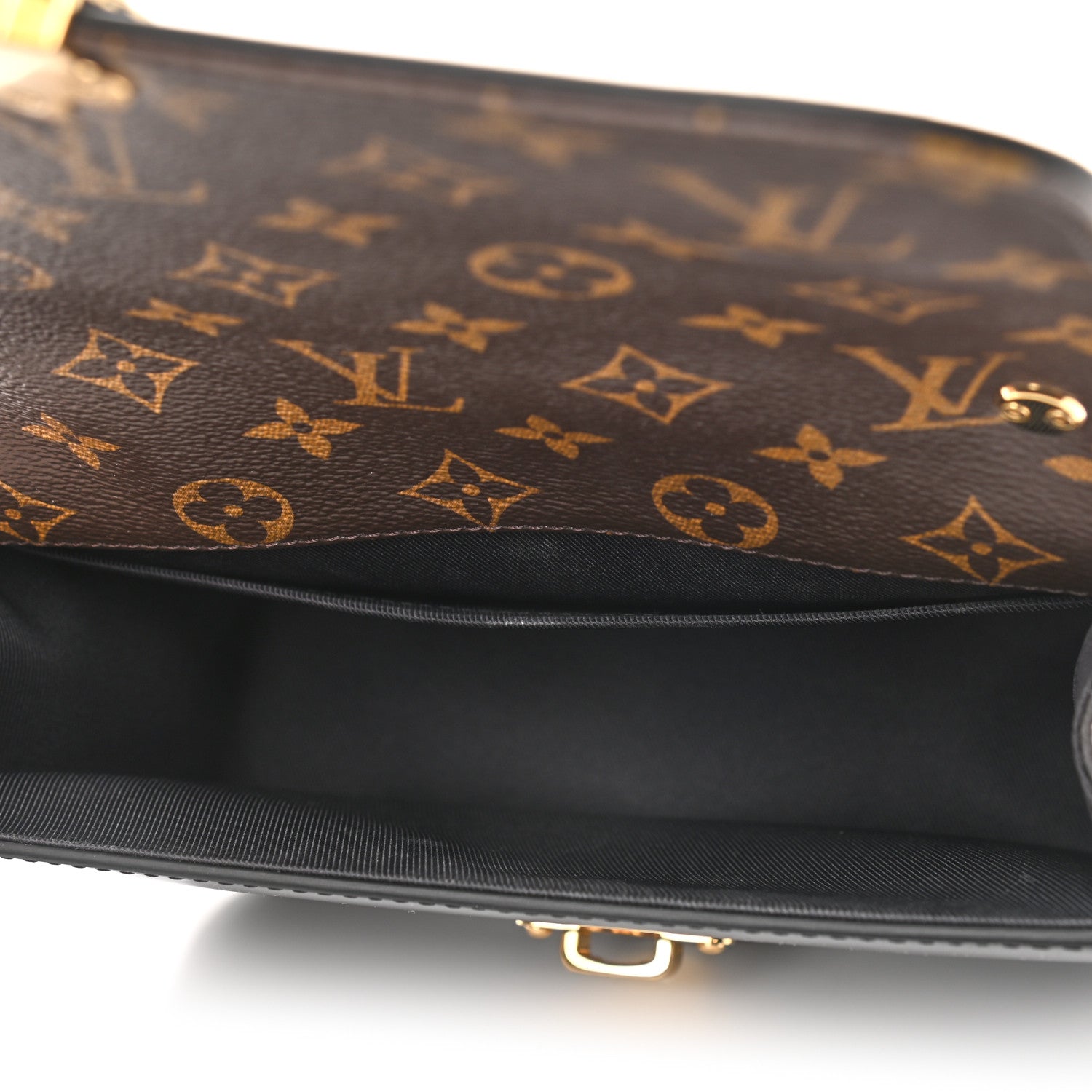 Louis Vuitton Patent Calfskin Monogram Cherrywood BB Black 5 of 8