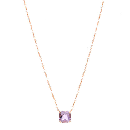 Tiffany 18K Rose Gold Amethyst Sparklers Pendant Necklace 1 of 4