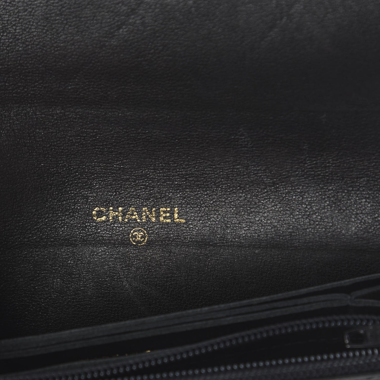 Lambskin Stitched Card Holder Black