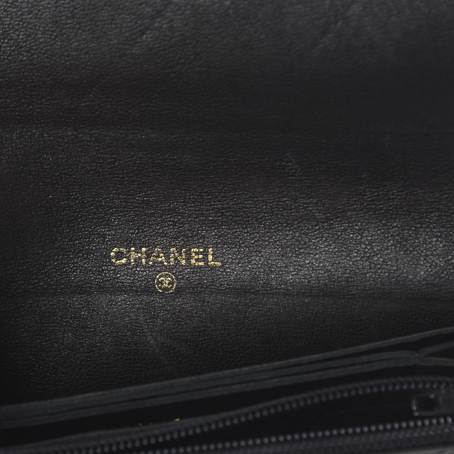 Chanel Lambskin Stitched Card Holder Black 5 of 7