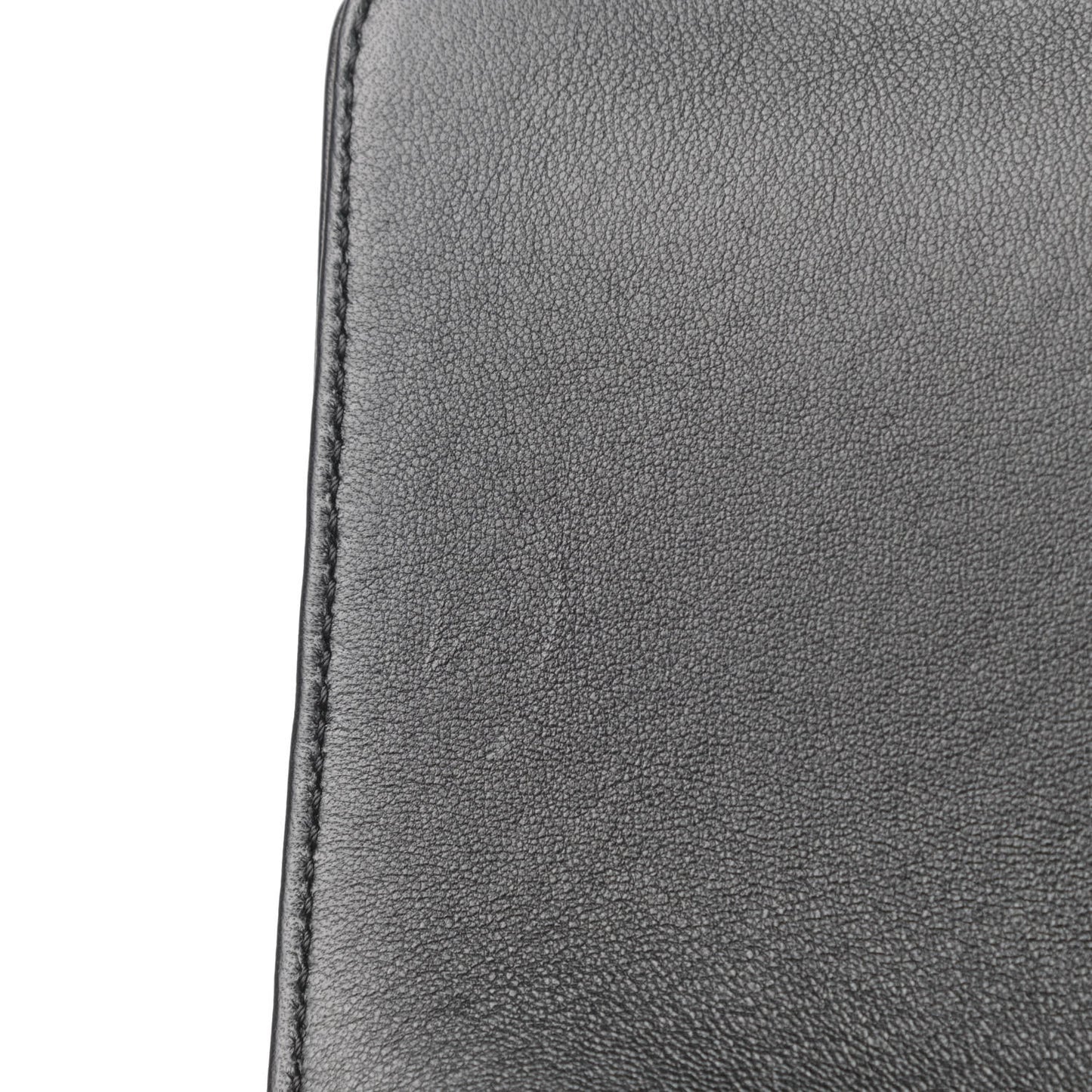 Lambskin Quilted Medium Boy Flap Black