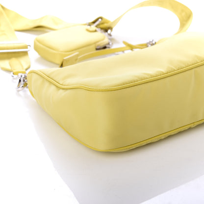 Prada Nylon Saffiano Re-Edition 2005 Shoulder Bag Ananas 7 of 8