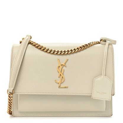 Saint Laurent Calfskin Medium Monogram Sunset Crema Soft 1 of 25