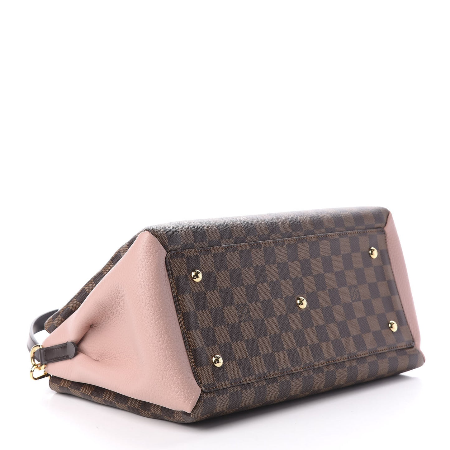 Cuir Taurillon Damier Ebene Normandy Magnolia