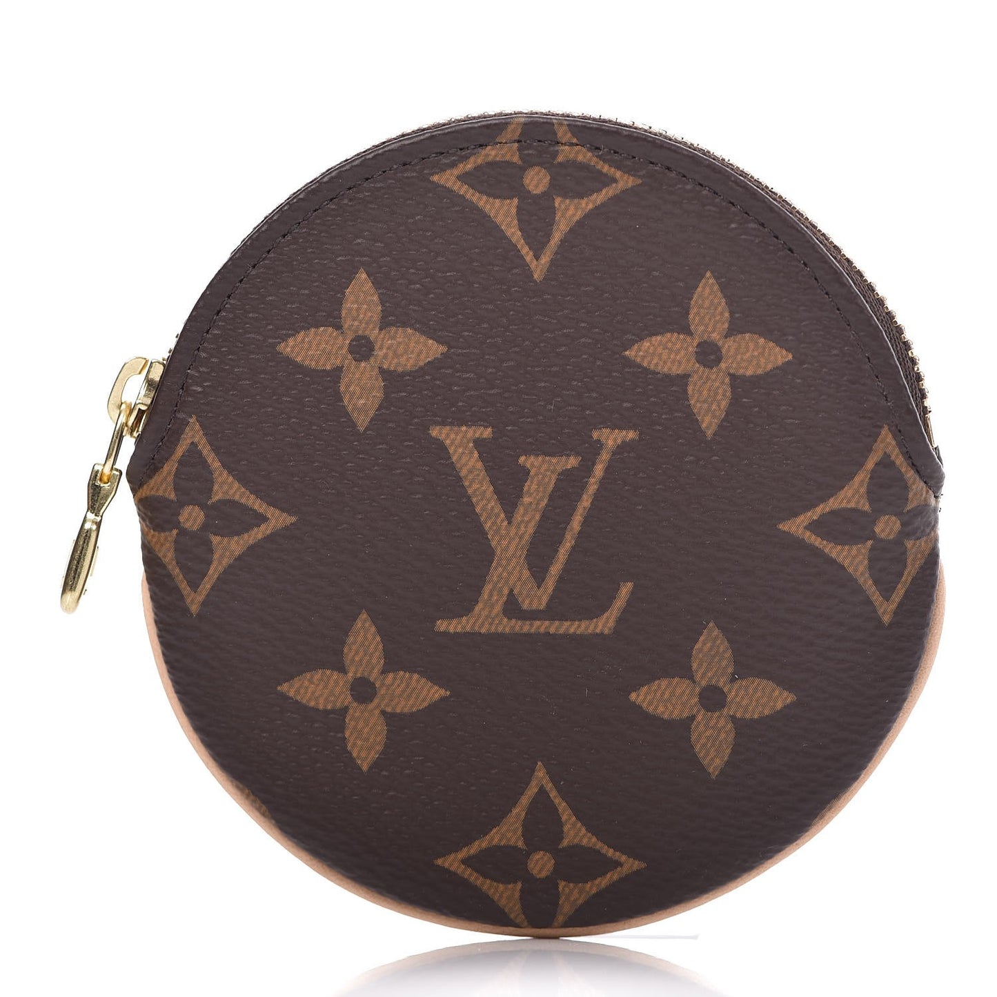 Monogram Round Coin Purse