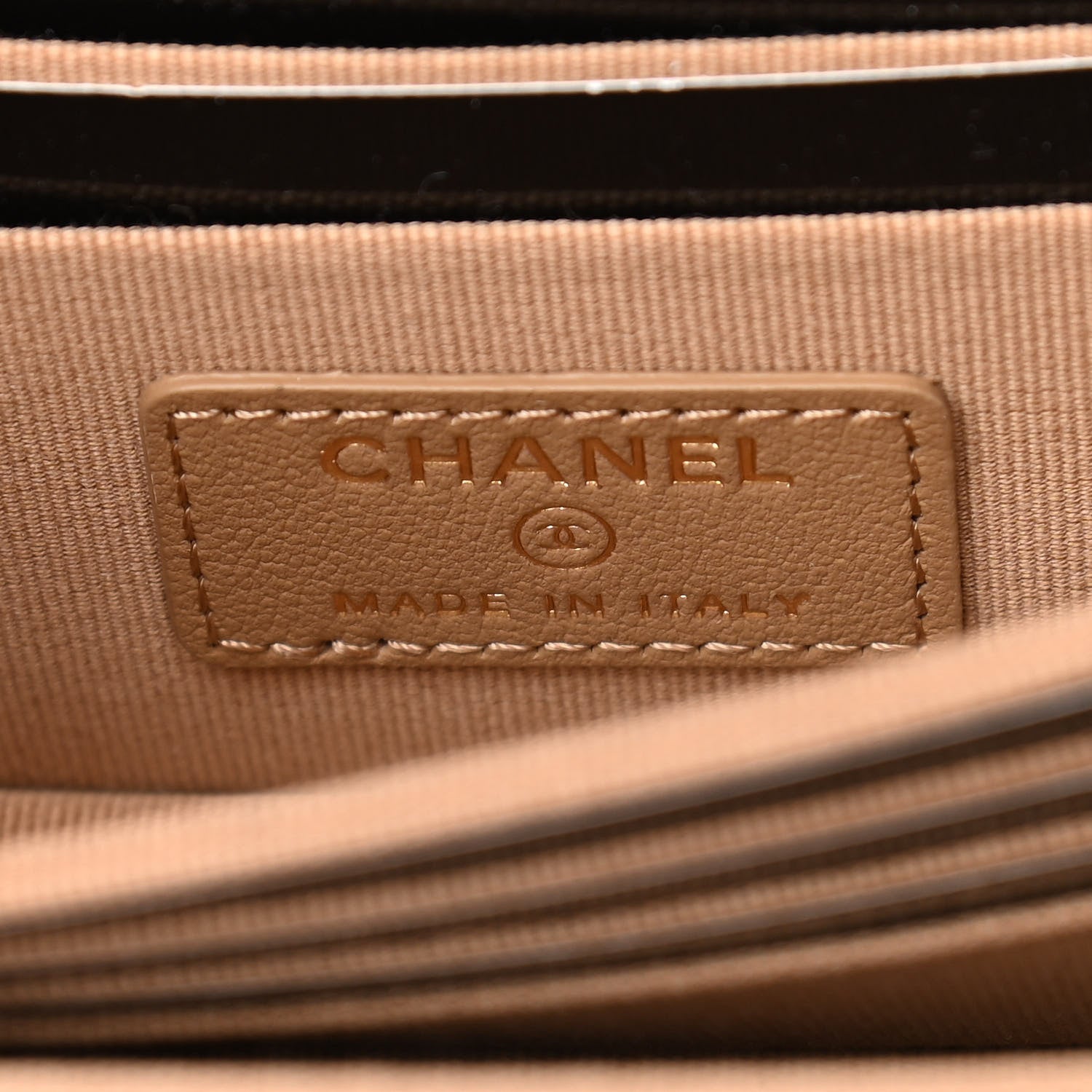 Chanel Lambskin Quilted Mini Trendy CC Wallet On Chain WOC Beige 6 of 11