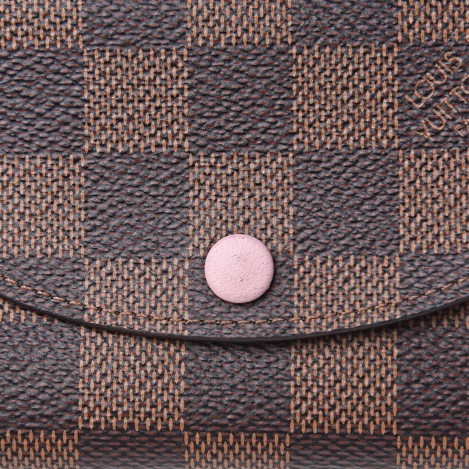 Louis Vuitton Damier Ebene Rosalie Coin Purse Rose Ballerine 8 of 8