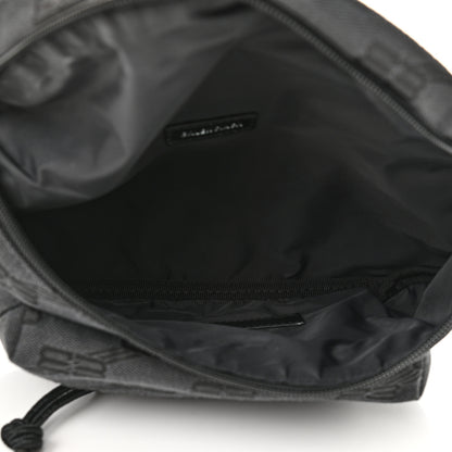 Balenciaga Canvas BB Monogram Medium Signature Beltpack Black 4 of 10