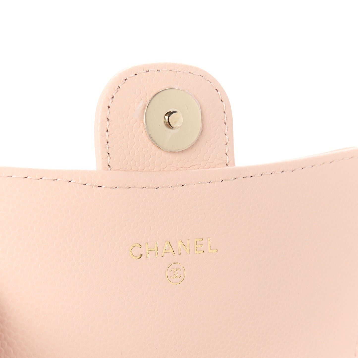 Caviar Quilted Mini Chain Bag Beige