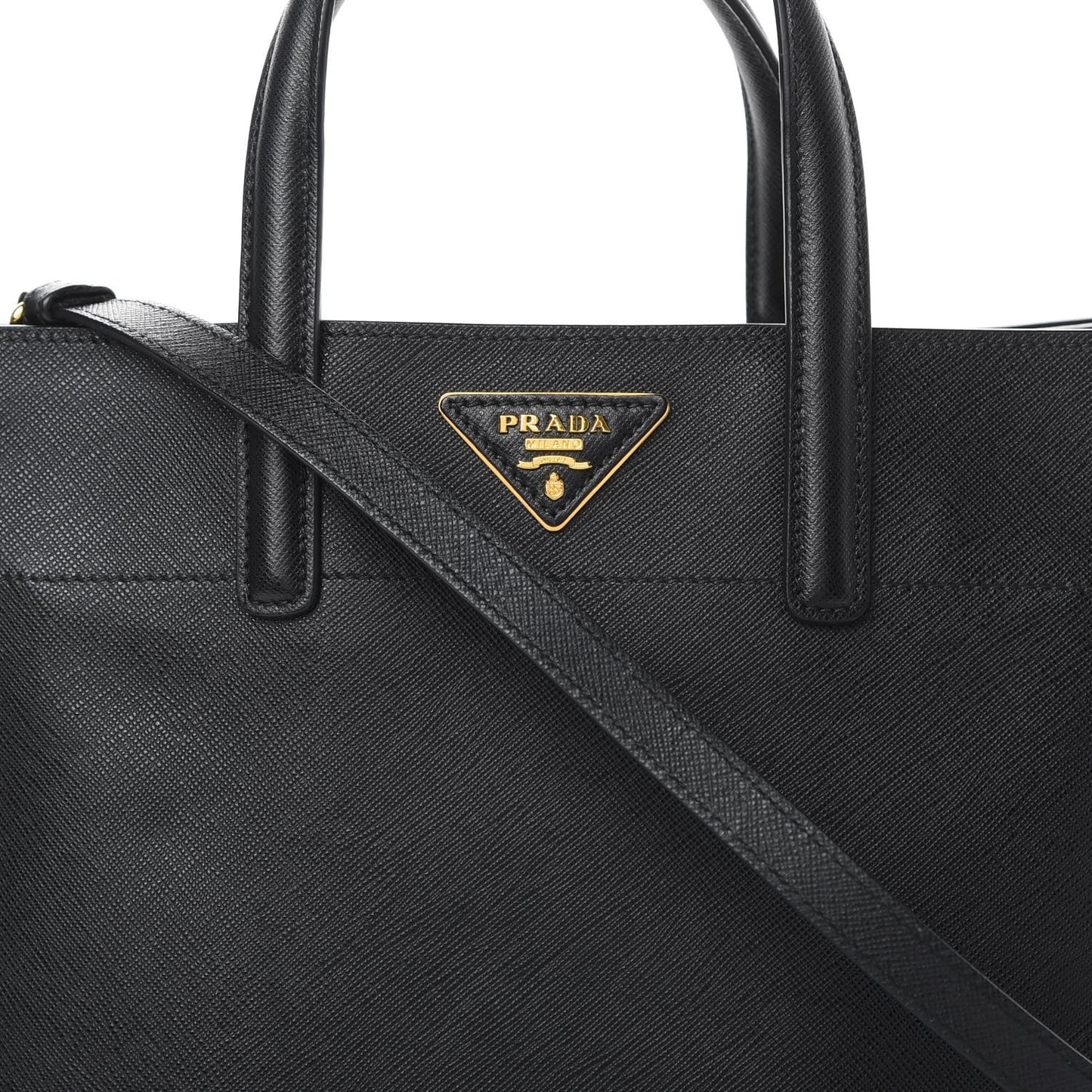 Saffiano Soft Tote Black
