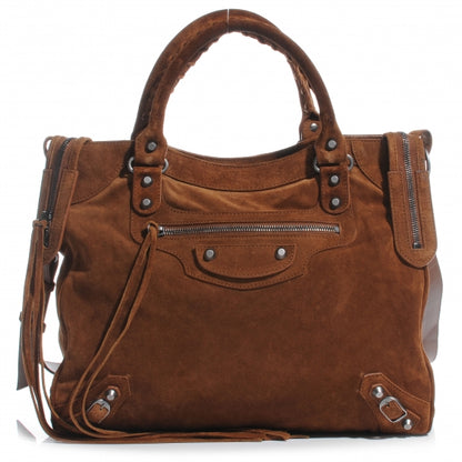 Balenciaga Baby Daim Suede Velo Chataigne 1 of 8