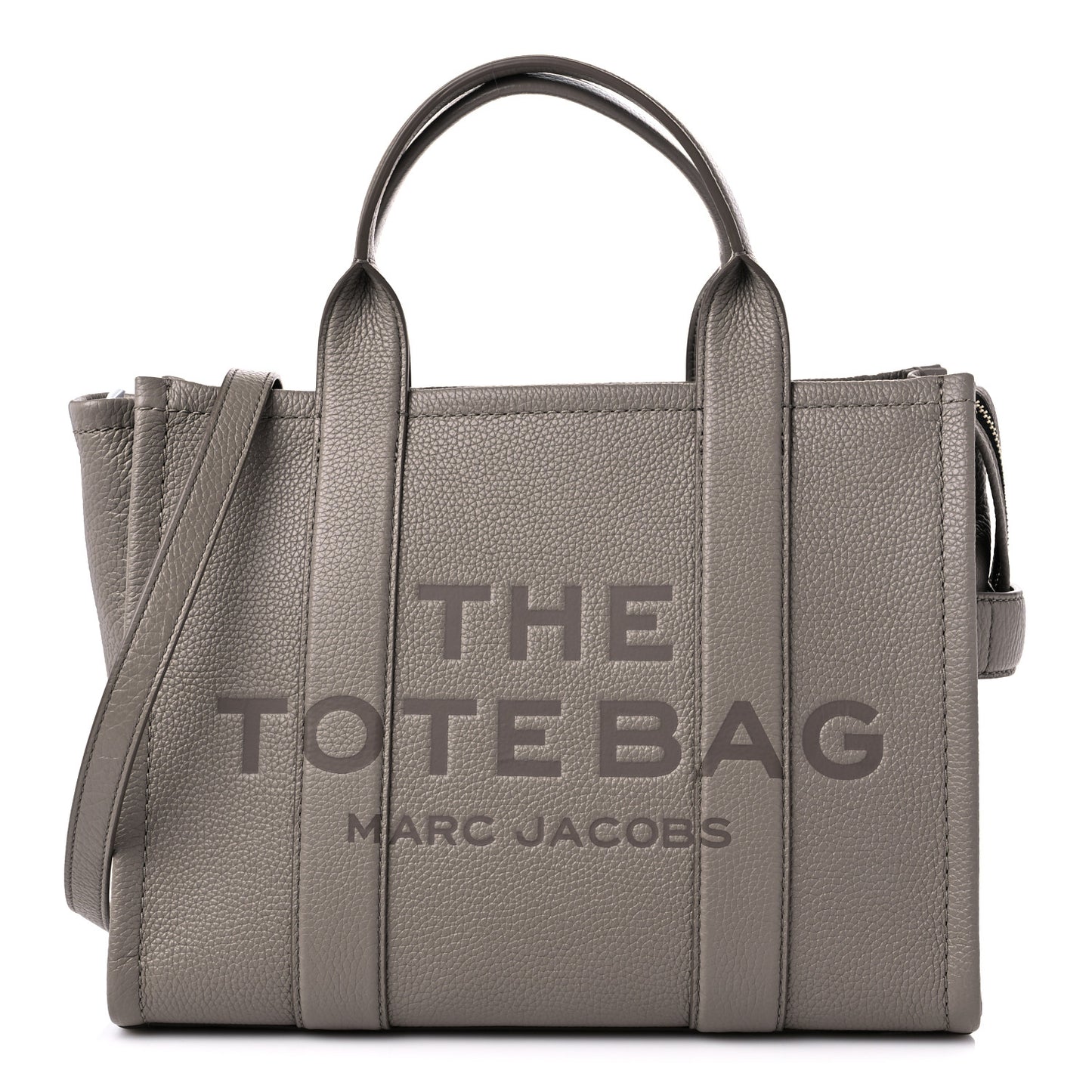 Grained Calfskin Medium The Tote Bag Cement
