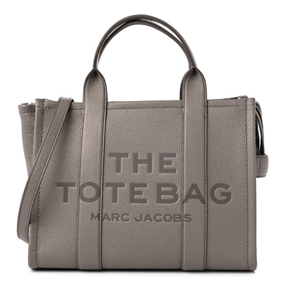 Marc Jacobs Grained Calfskin Medium The Tote Bag Cement 1 of 8