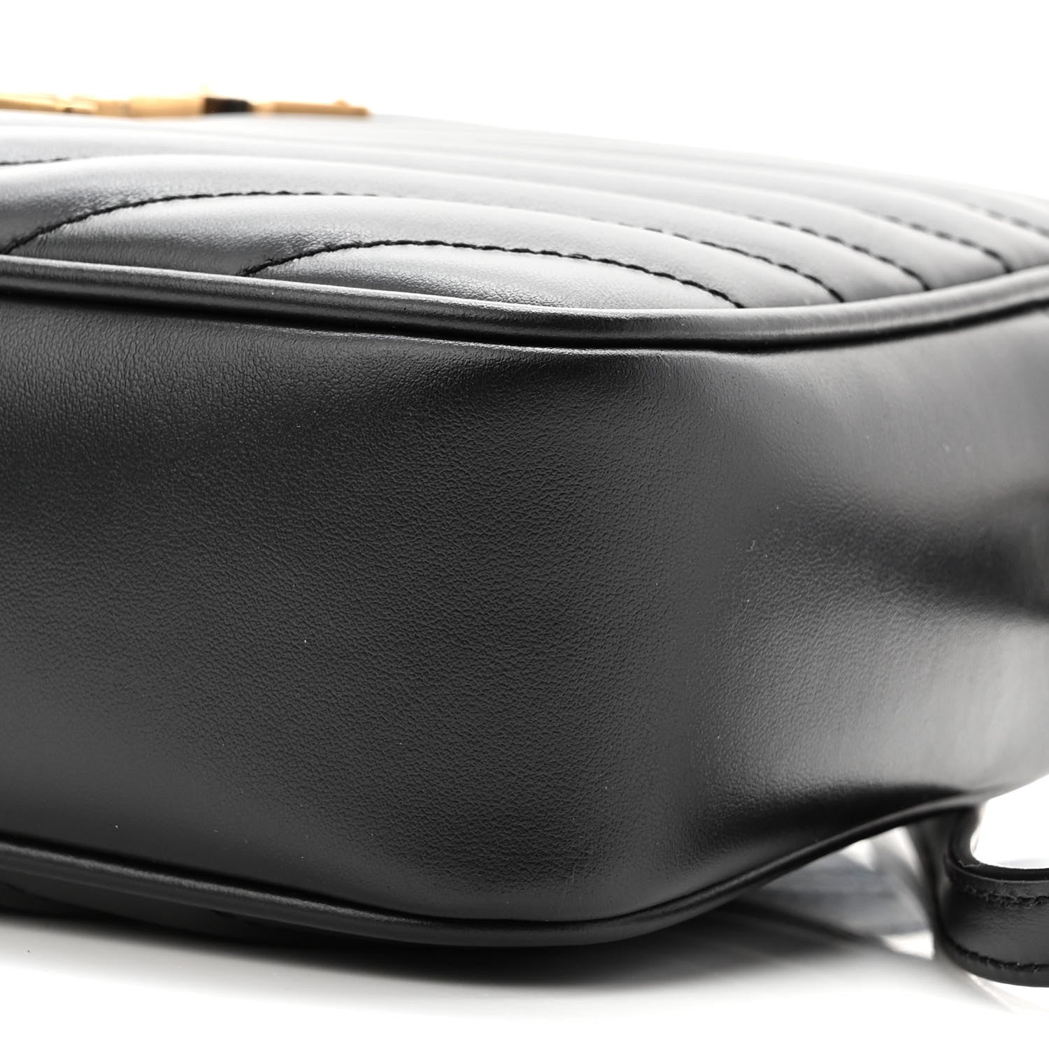 Saint Laurent Calfskin Matelasse Monogram Lou Camera Bag Black 10 of 10
