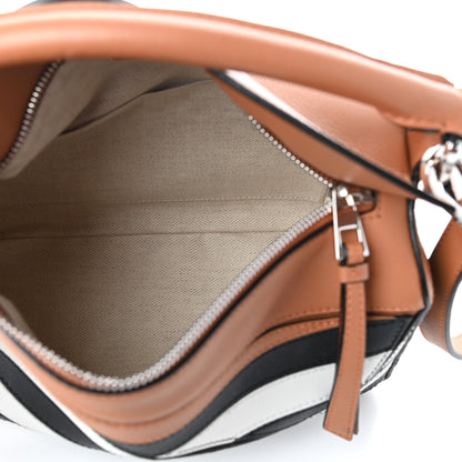 Loewe Calfskin Marine Stripe Small Puzzle Bag Tan 5 of 9