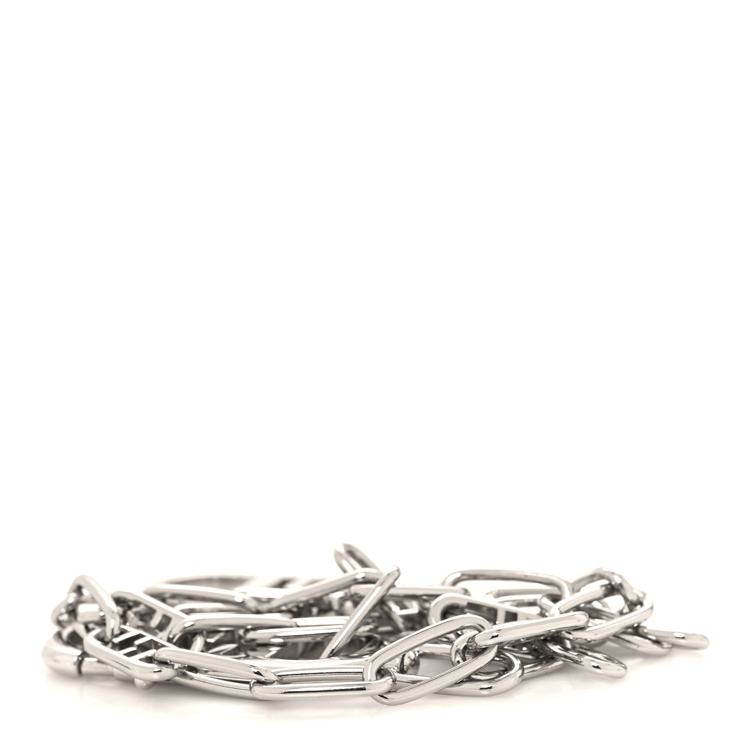 Fendi Metal O'Lock Strap You Silver 2 of 4