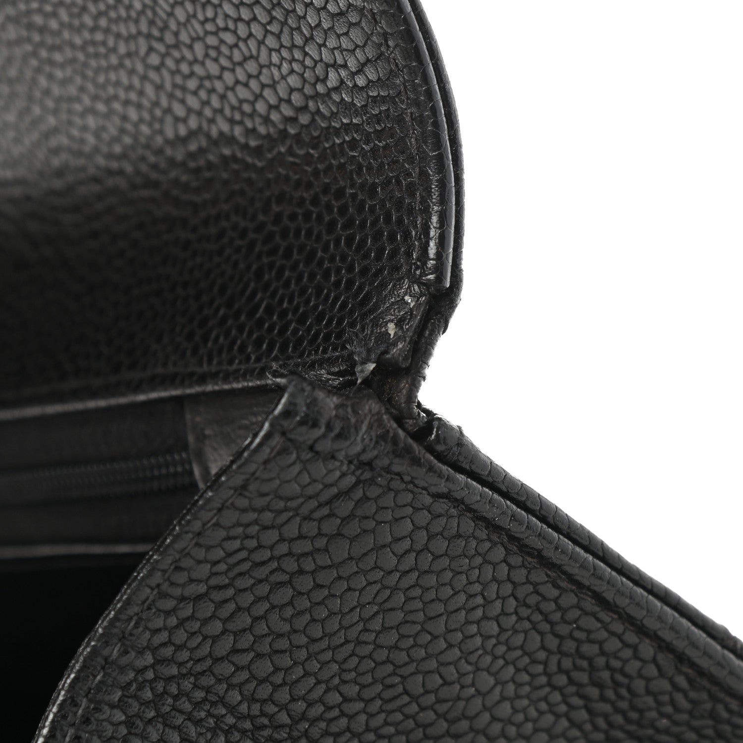 Chanel Caviar Quilted Briefcase Laptop Bag Black 8 of 12