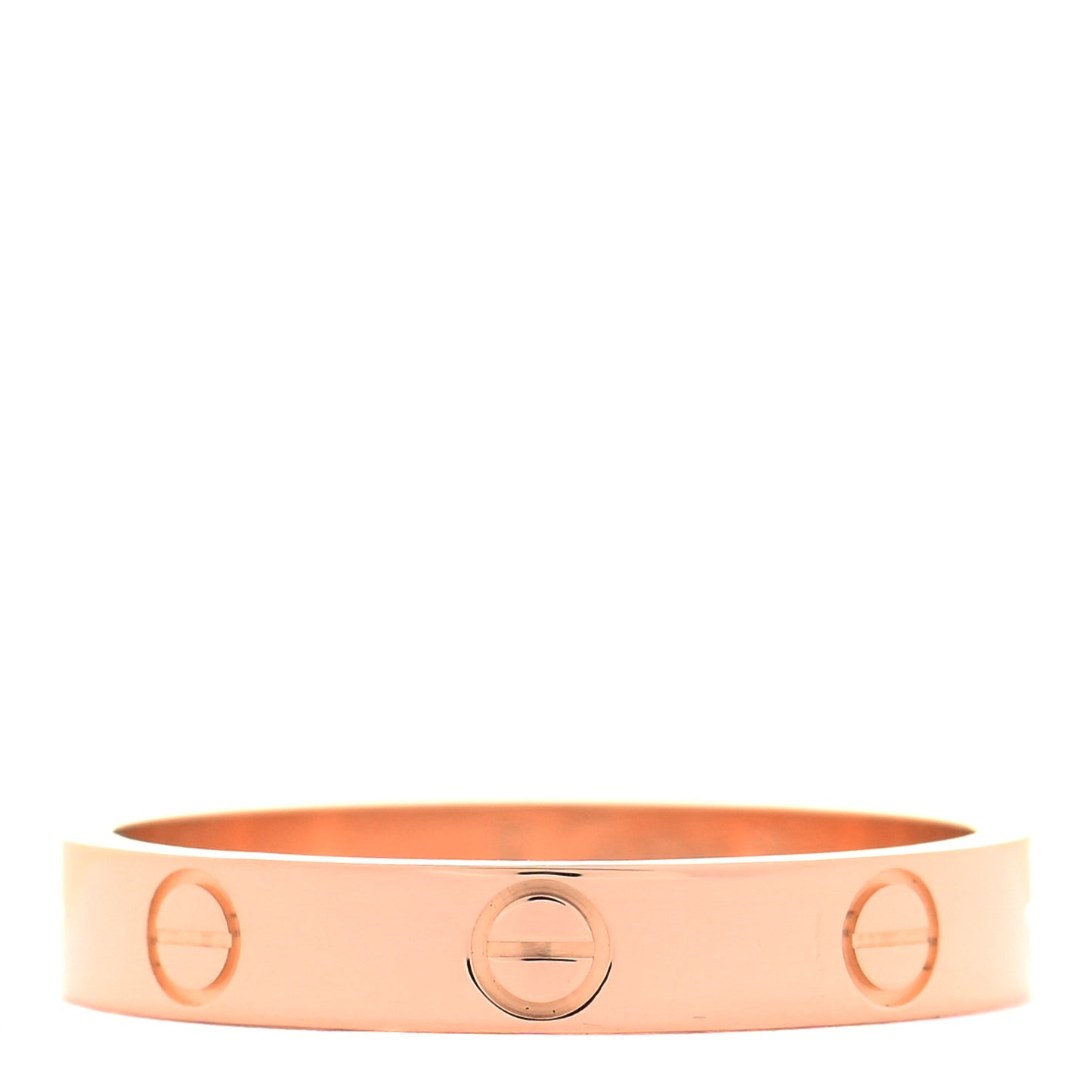 18K Pink Gold 3.5mm LOVE Wedding Band Ring 59 8.75