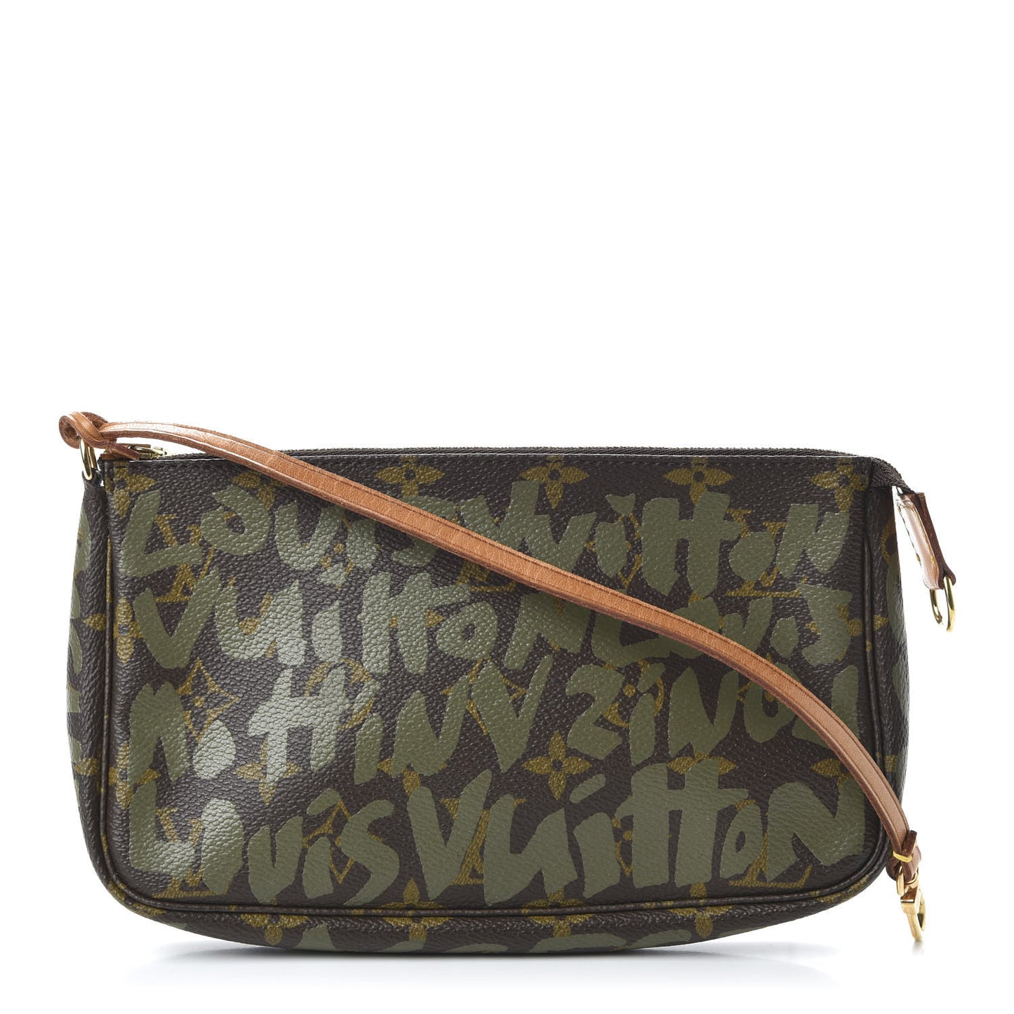 Monogram Graffiti Pochette Accessories Kaki