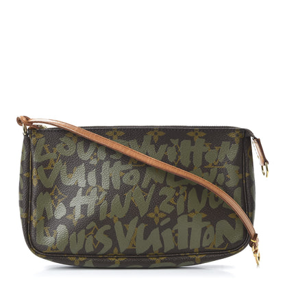 Louis Vuitton Monogram Graffiti Pochette Accessories Kaki 1 of 10