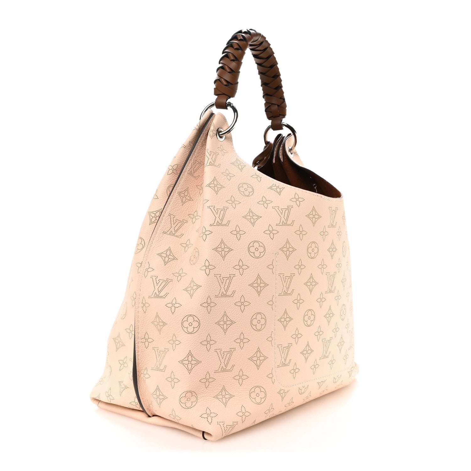 Louis Vuitton Mahina Carmel Hobo Creme 3 of 9