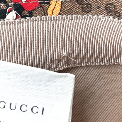 Gucci X DISNEY Mini Vintage GG Supreme Monogram Mickey Mouse Trent Bucket Hat M Beige Ebony Yellow 9 of 10